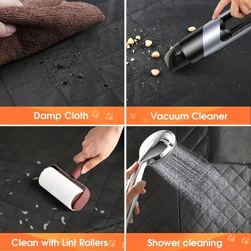 Housse de Siège Auto pour Chien – Protection Totale Imperméable et Anti-Rayures, Confort et Sécurité pour Vos Trajets